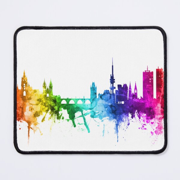 Item preview, Prague (Praha) Czech Republic Skyline designed and sold by ArtPrints.