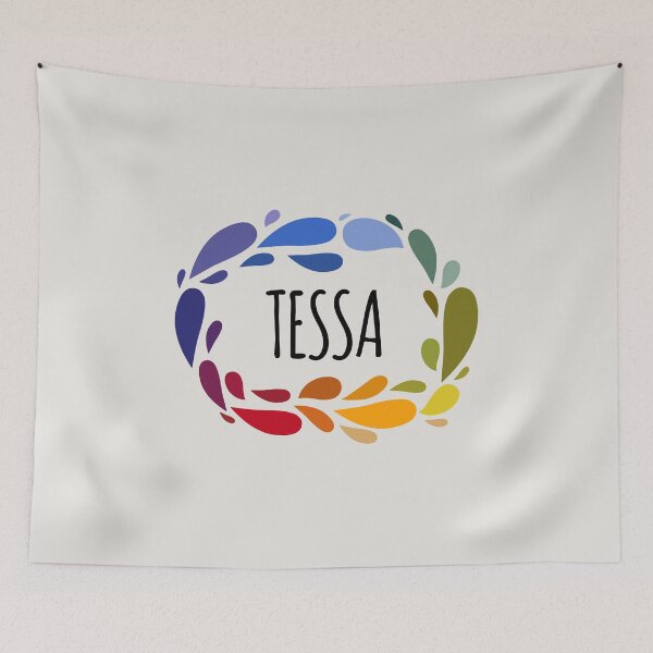 Item preview, Tessa Name Cute Colorful Gift Named Tessa designed and sold by kindxinn.