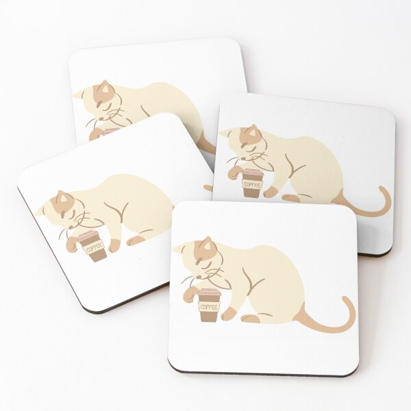 Item preview, coffee cat designed and sold by Swiftpanther.