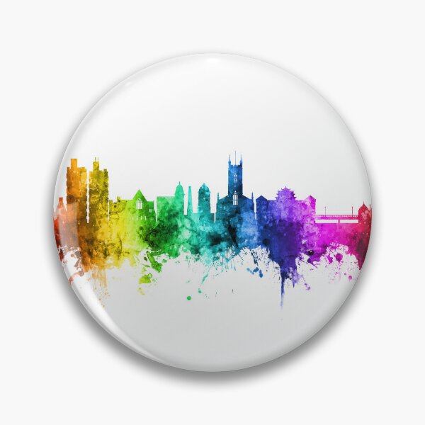 Item preview, Stoke-on-Trent England Skyline designed and sold by ArtPrints.