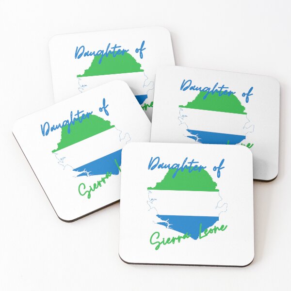 Item preview, Daughter of Sierra Leone Map Flag designed and sold by NovawayDirect.