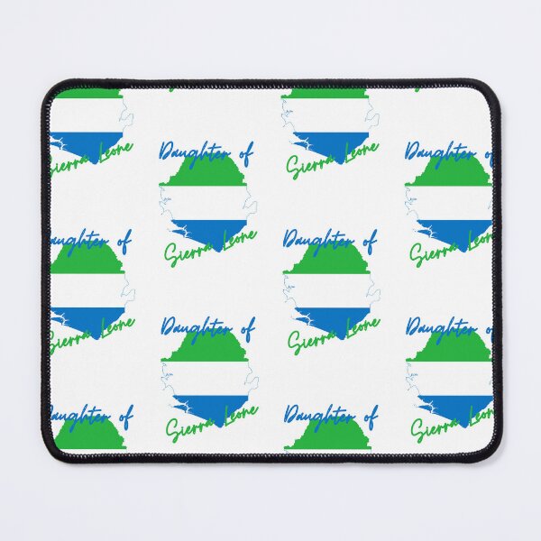 Item preview, Daughter of Sierra Leone Map Flag designed and sold by NovawayDirect.