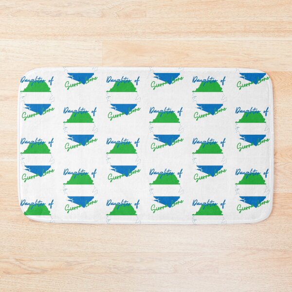 Item preview, Daughter of Sierra Leone Map Flag designed and sold by NovawayDirect.