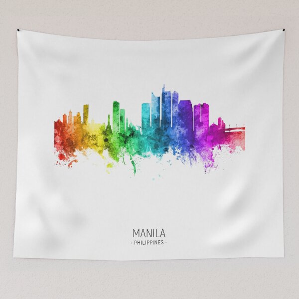 Item preview, Manila Philippines Skyline designed and sold by ArtPrints.