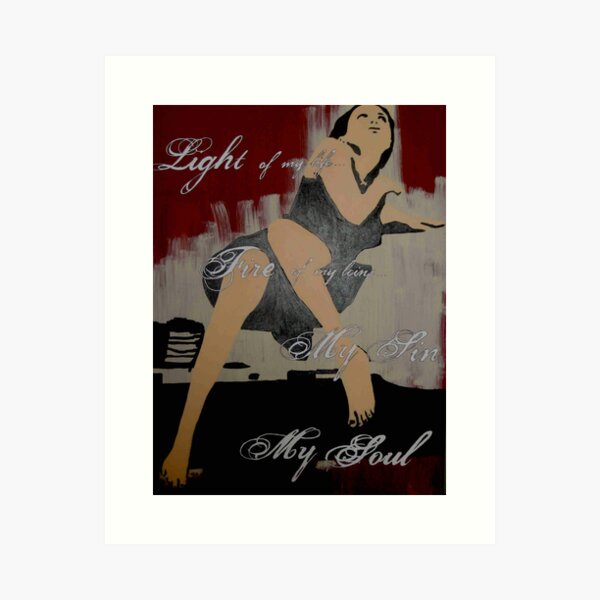 my sin ... my soul Art Print