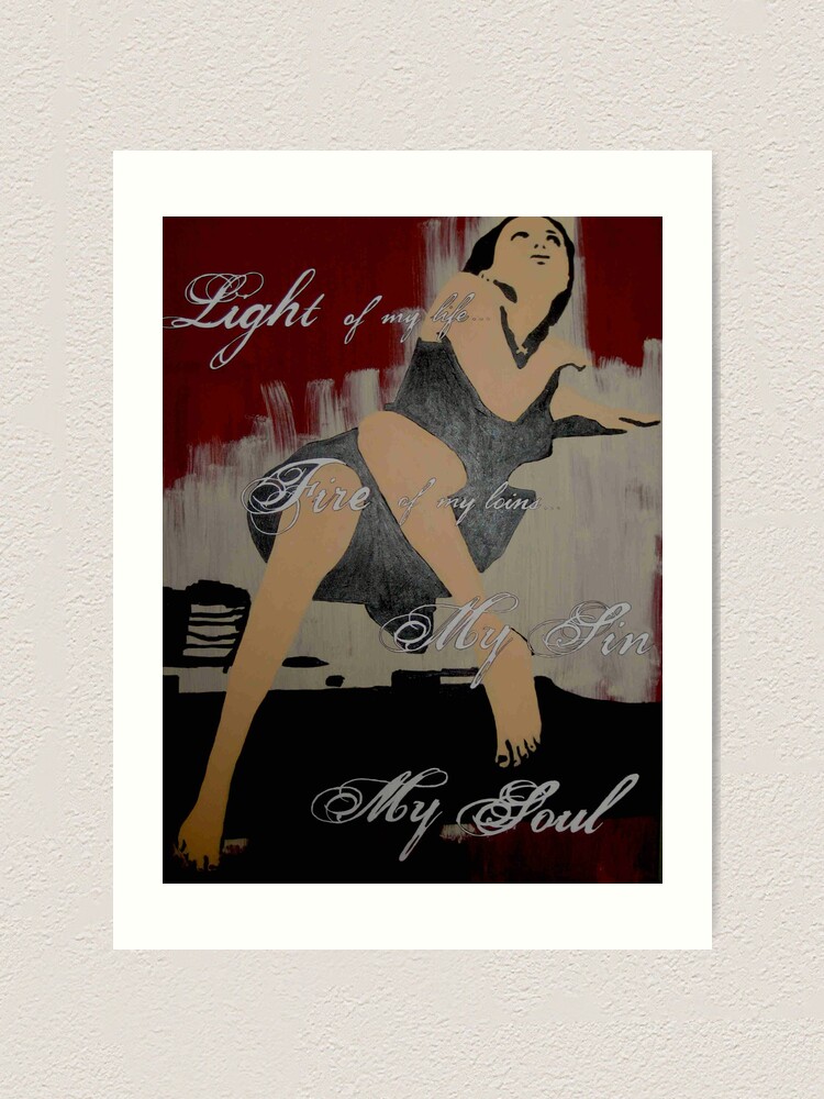 Thumbnail 1 of 3, Art Print, my sin ... my soul designed and sold by hi8us.