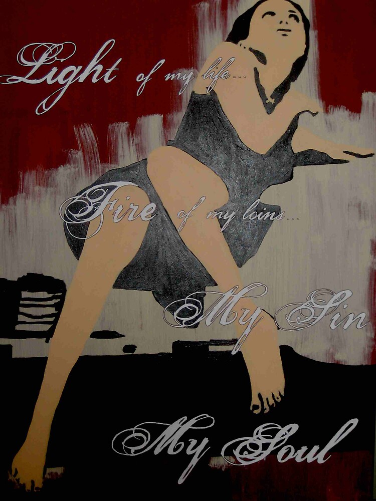 Thumbnail 3 of 3, Art Print, my sin ... my soul designed and sold by hi8us.