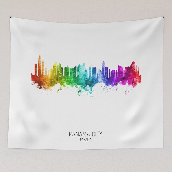 Artikelvorschau, Panama City Skyline entworfen und verkauft von ArtPrints.