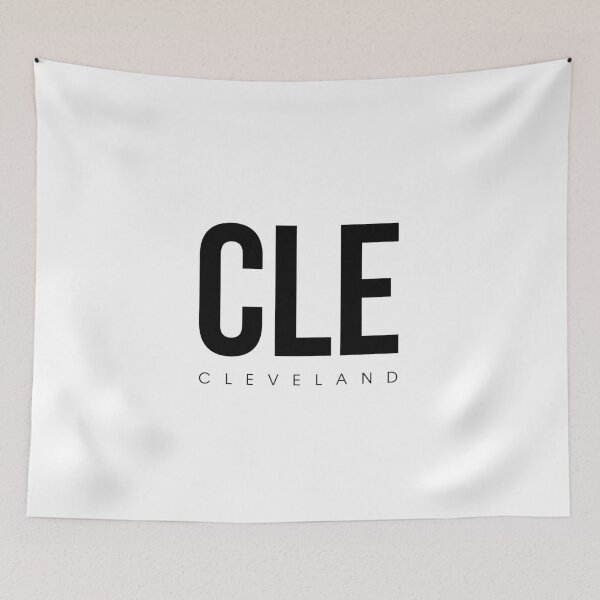 Item preview, CLE - Cleveland Airport Code designed and sold by CartoCreative.