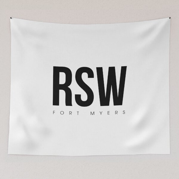 Item preview, RSW - Fort Myers Airport Code designed and sold by CartoCreative.