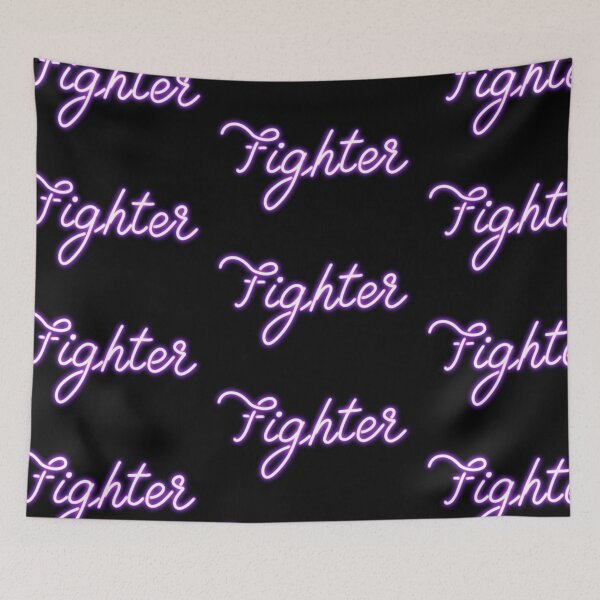 Item preview, Fighter Neon Sign designed and sold by thesnowwhyte.