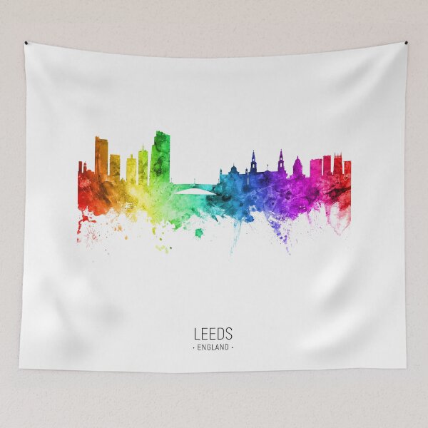 Item preview, Leeds England Skyline designed and sold by ArtPrints.