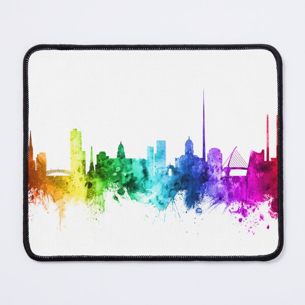 Artikelvorschau, Dublin Ireland Skyline entworfen und verkauft von ArtPrints.