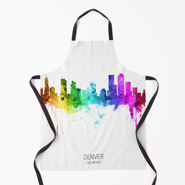 Aperçu de l'œuvre Denver Colorado Skyline créée et vendue par ArtPrints.