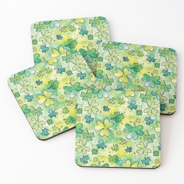 Item preview, Hand Painted Watercolor Shamrock  designed and sold by LittleShop79.