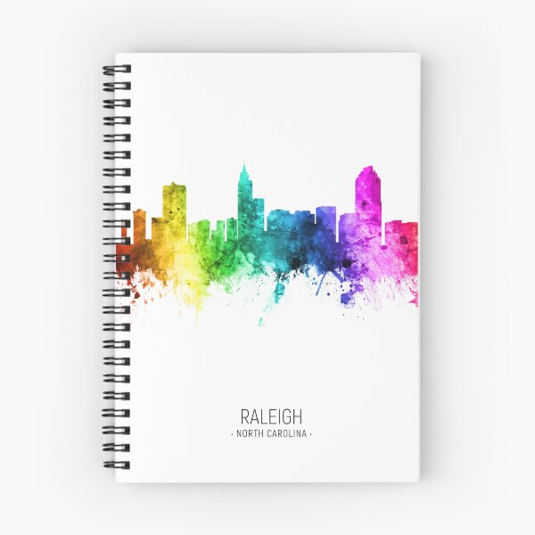 Item preview, Raleigh North Carolina Skyline designed and sold by ArtPrints.