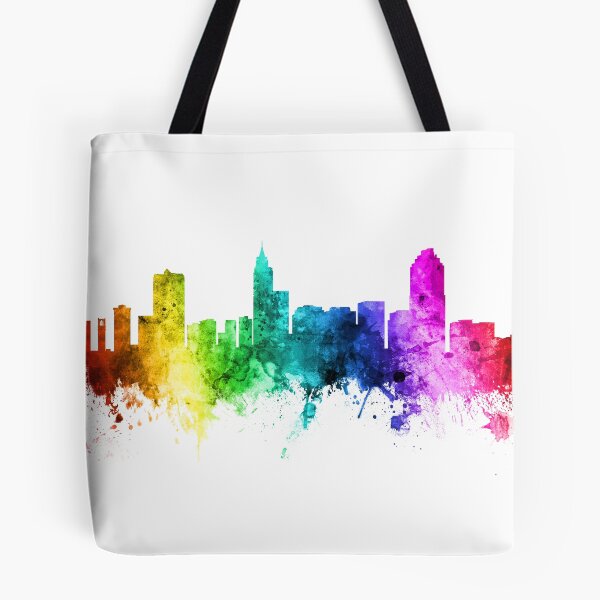 Item preview, Raleigh North Carolina Skyline designed and sold by ArtPrints.