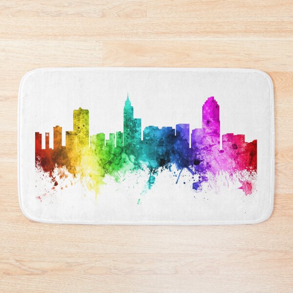 Item preview, Raleigh North Carolina Skyline designed and sold by ArtPrints.