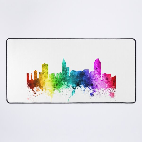 Item preview, Raleigh North Carolina Skyline designed and sold by ArtPrints.