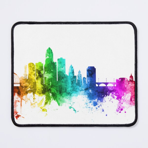 Item preview, Des Moines Iowa Skyline designed and sold by ArtPrints.