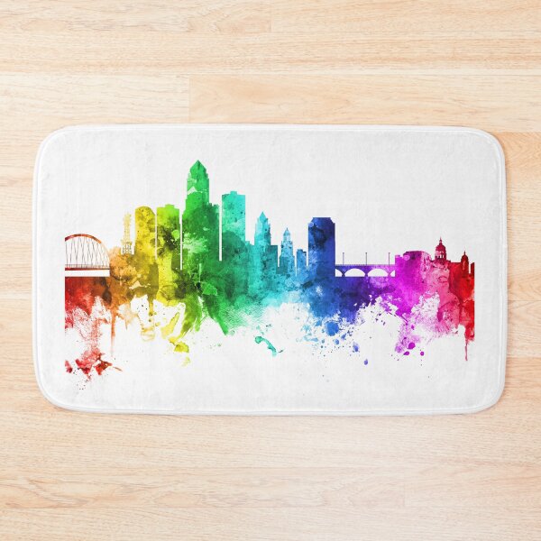 Item preview, Des Moines Iowa Skyline designed and sold by ArtPrints.