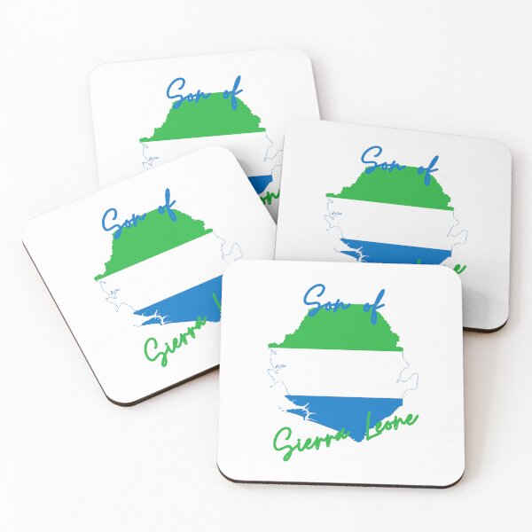 Item preview, Son of Sierra Leone Map Flag designed and sold by NovawayDirect.