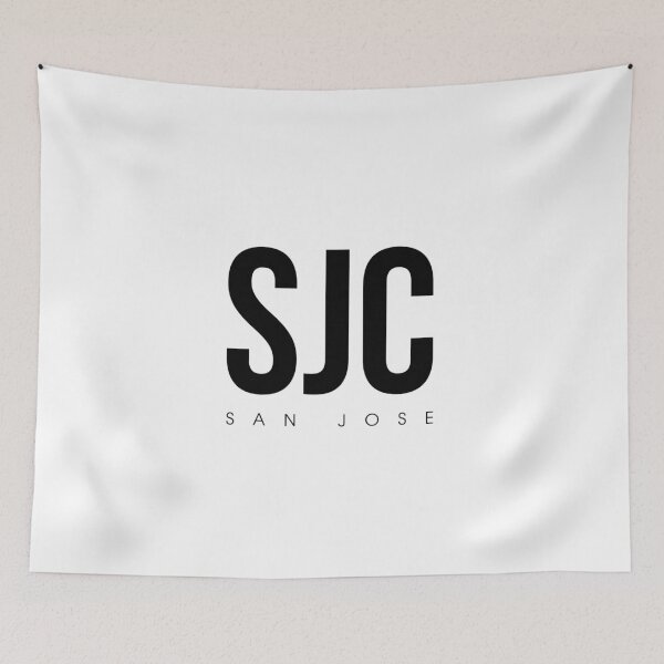 Item preview, SJC - San Jose Airport Code designed and sold by CartoCreative.