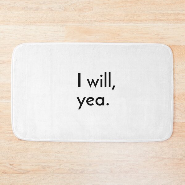 Item preview, I will, yea. designed and sold by Sarah Reed.