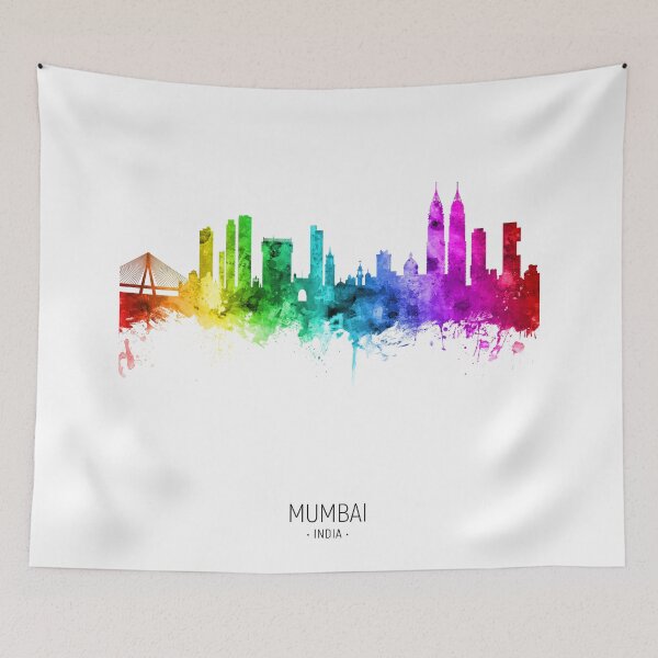 Item preview, Mumbai Skyline India Bombay designed and sold by ArtPrints.