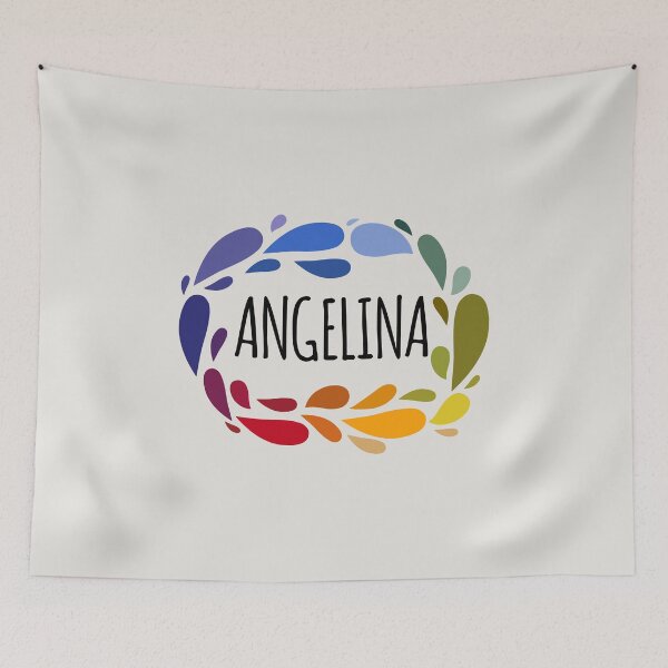 Item preview, Angelina Name Cute Colorful Gift Named Angelina designed and sold by kindxinn.