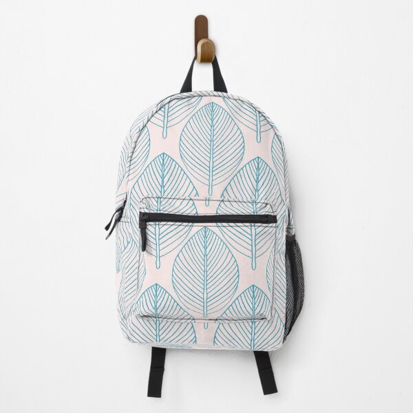 Item preview, Tropical foliage in cream and turquoise designed and sold by FrancesPoff.