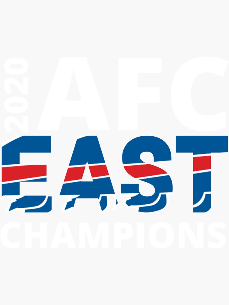 Buffalo Bills East Division Champions 2020 Decal