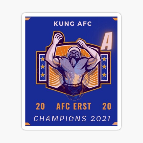 Buffalo Bills 2020 AFC East Champions Vinyl Sticker 3.3"x3.8"