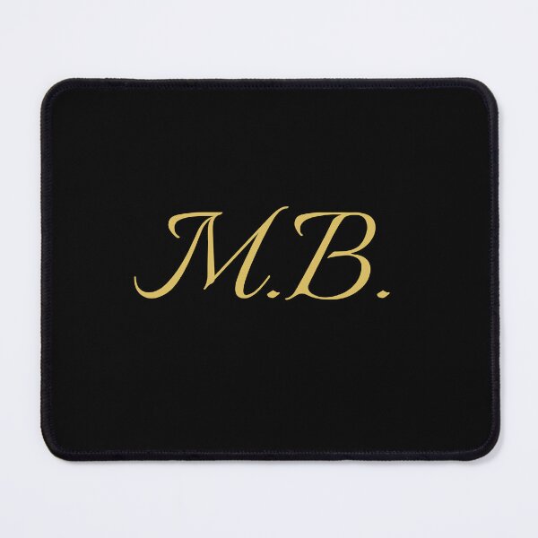 Item preview, MB Initials | Gold Lettering | Personalised Gifts designed and sold by Avo And Sriracha.