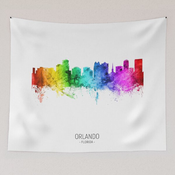 Item preview, Orlando Florida Skyline designed and sold by ArtPrints.
