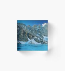 Blue Chasm Acrylic Block