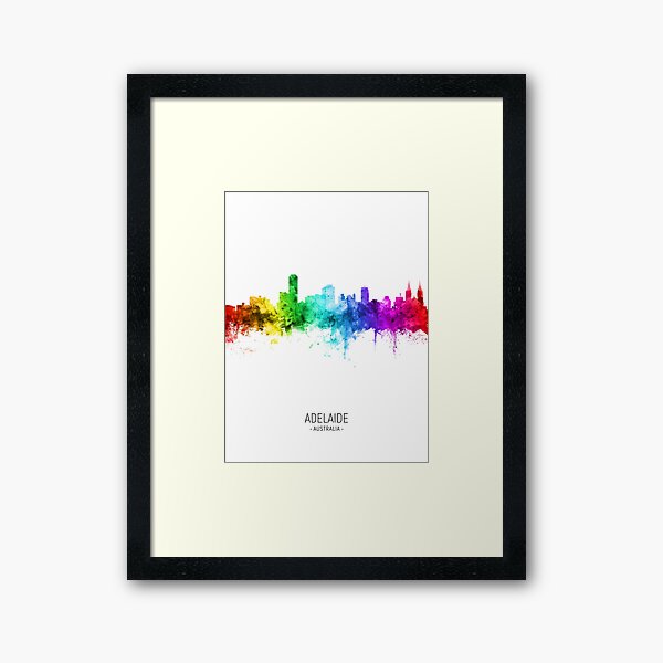 Item preview, Adelaide Australia Skyline designed and sold by ArtPrints.