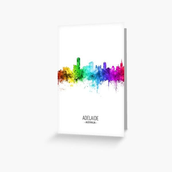 Item preview, Adelaide Australia Skyline designed and sold by ArtPrints.