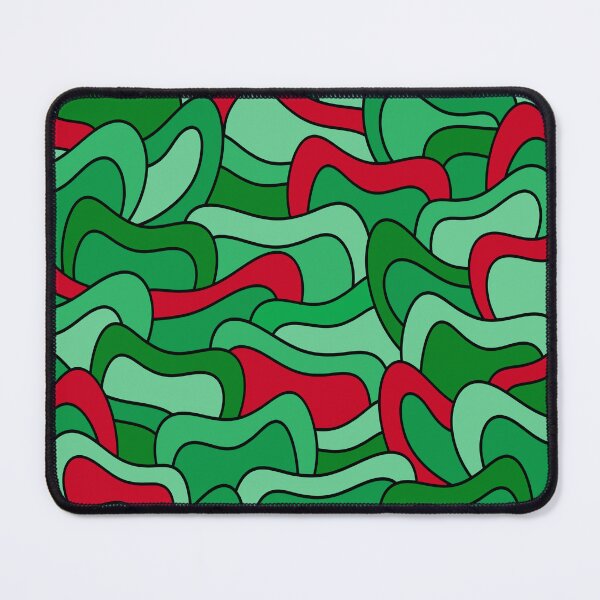 Item preview, Abstract pattern - red and green. designed and sold by K.S ART.