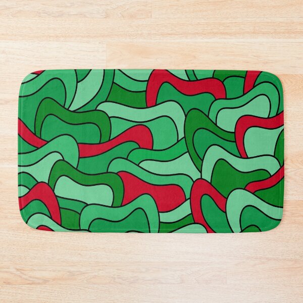 Item preview, Abstract pattern - red and green. designed and sold by K.S ART.