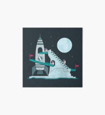 Penguin Space Race Art Board