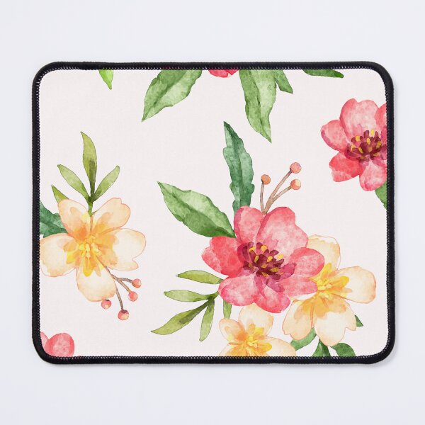 Item preview, Aesthetic White Flowery Pattern , Flowers Pattern , Aesthetic Red Flowers & Yellow Flowers Pattern  designed and sold by BeTheVibe.