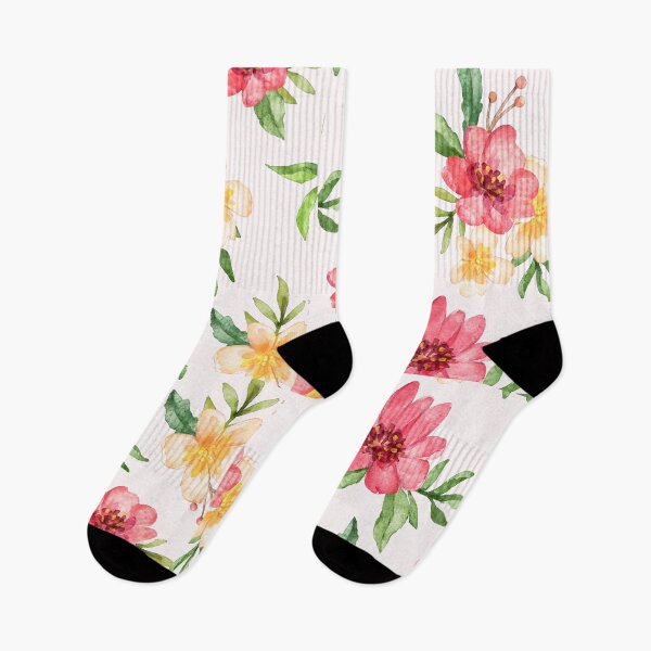 Item preview, Aesthetic White Flowery Pattern , Flowers Pattern , Aesthetic Red Flowers & Yellow Flowers Pattern  designed and sold by BeTheVibe.