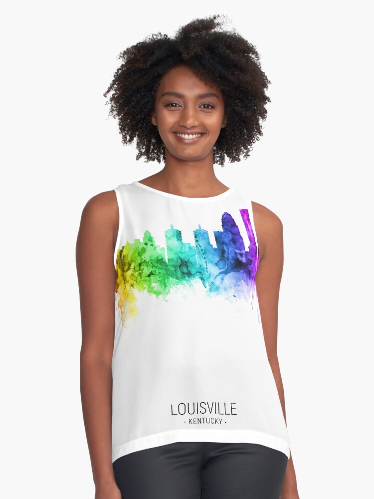 Louisville Kentucky City Skyline' Unisex Tie Dye T-Shirt