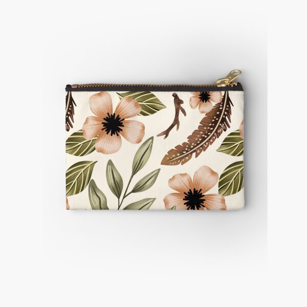 Item preview, Aesthetic Green Pattern , Flowers Pattern , Aesthetic Brown , Green Flowers Pattern  designed and sold by BeTheVibe.
