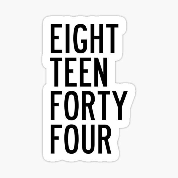 1844 Sticker