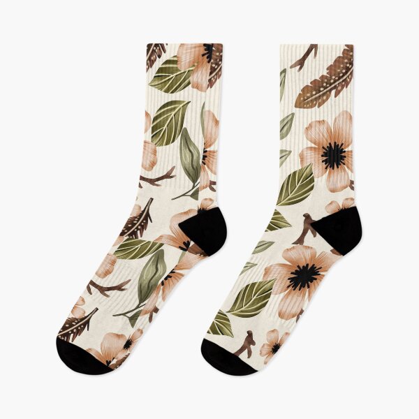 Item preview, Aesthetic Green Pattern , Flowers Pattern , Aesthetic Brown , Green Flowers Pattern  designed and sold by BeTheVibe.