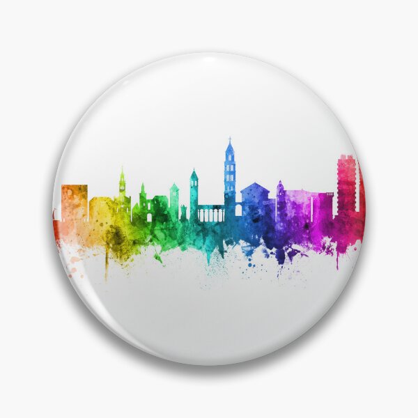 Item preview, Split Croatia Skyline designed and sold by ArtPrints.