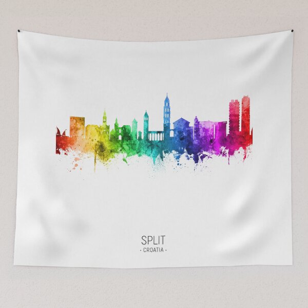 Item preview, Split Croatia Skyline designed and sold by ArtPrints.