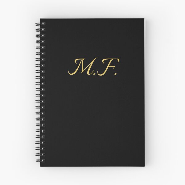 Item preview, MF Initials | Gold Lettering | Personalised Gifts designed and sold by Avo And Sriracha.
